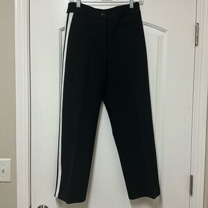 Veronica Beard cropped side strip trouser